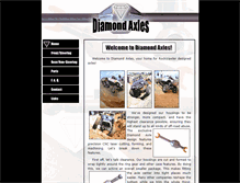 Tablet Screenshot of diamondaxle.com